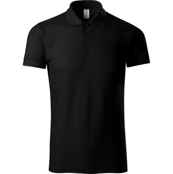 Pánské tričko PICCOLIO Pánská směsová polokošile Joy Piccolio s bočními švy 170 g/m Barva: Černá, Velikost: 3XL
