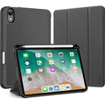 Pouzdro / kryt DUX DUCIS Domo pro Apple iPad mini 6 - prostor pro Apple Pencil + stojánek - černé