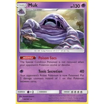 Volný čas Pokémon TEU 063/181 Muk - Team Up Stav: Near Mint, Verze: NORMAL