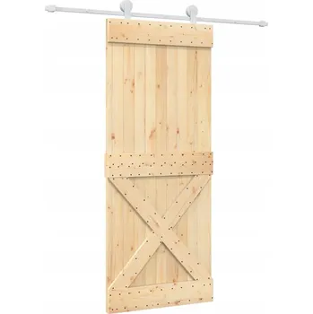 Interiérové dveře Posuvné dveře borovice 85x210 cm bílé