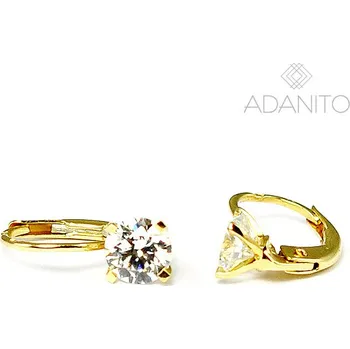 Náušnice Zlaté náušnice se zirkonem