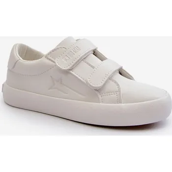Chlapecké tenisky BIG STAR SHOES Dětské Tenisky Na Suchý Zips Big Star BIG STAR SHOES bílá | šedá 2708236