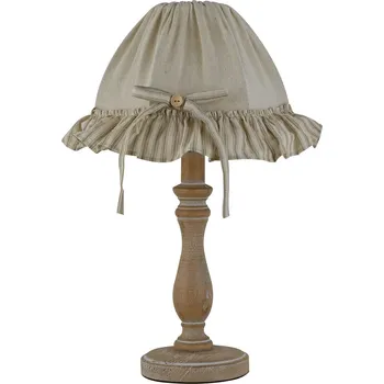 Stojací lampa FANEUROPE Základna stojací lampy BASE LUME CHERRY dřevo 1xE27 12 x 30cm - FANEUROPE FAN B-CHERRY-L