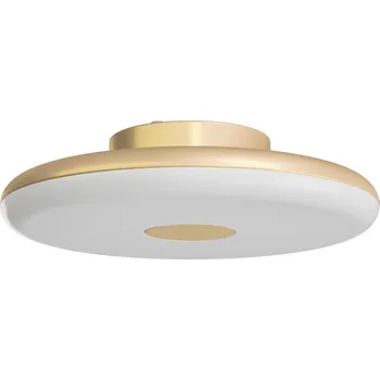 Osvětlení OSMONT ZETA 1 FP stropní/nástěnné plastové svítidlo zlatá / bílá IP40 3000 K 31W LED - OSMONT OS ZET60006