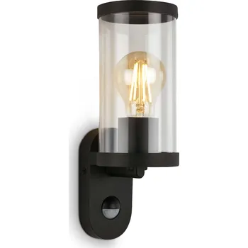 Osvětlení BRILONER Venkovní svítidlo, senzor, černá, 1x E27 - BRILO BRILO 3628-015