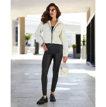 Dámská casual bunda Resti Women's Bomber Jacket Resti černá | krémová 3407660