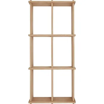 Úložný box OYOY, Nástěnná police Grid, 82 cm, přírodní dub - Formadore