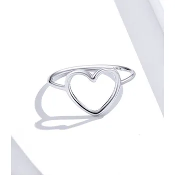 Prsten Prosperk Stříbrný prstýnek SRDCE Velikost prstenů: 8 (EU: 57-58)