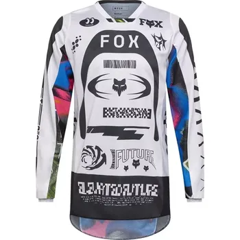 Moto dres Fox 180 Image Cosmo Jersey white/black M