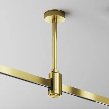 Bodové svítidlo MAYTONI Stropní upevnění krátké 138 mm mosaz hliník pro magnetickou lištu 24 V Flarity - MAYTONI M TRA156C-SL1-BS