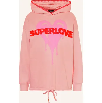 Dámská mikina Grace Dámská Oversized Mikina S Kapucí, růžová, 38