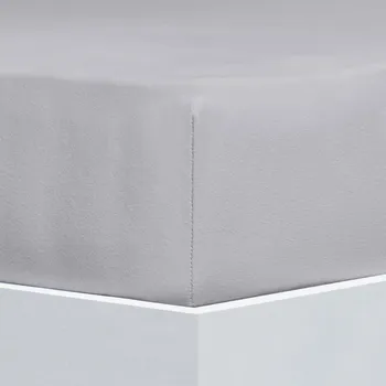 Prostěradlo Florella Prostěradlo Solit Jersey Silber, 90-100x200 cm - loznice21.cz