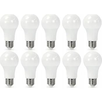 Žárovka SADA 10x LED žárovka kulatá GS E27 10,5W studená bílá 6500K