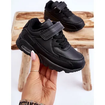 Dívčí tenisky Boto Dětské kožené sportovní boty na platformě černá Lori Boto černá 2276795