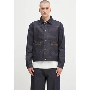 Dámská casual bunda Džínová bunda Drôle de Monsieur La Veste Denim Brut, XL, námořnická modř, 59X