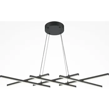 MAYTONI Závěsné svítidlo Halo 40W nastavitelná bílá 800lm černý hliník - MAYTONI M MOD244PL-L50BK