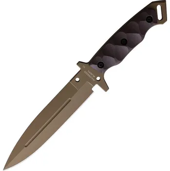 Pracovní nůž Halfbreed Blades MIK-1 Plain Blade Desert TAN/Brown