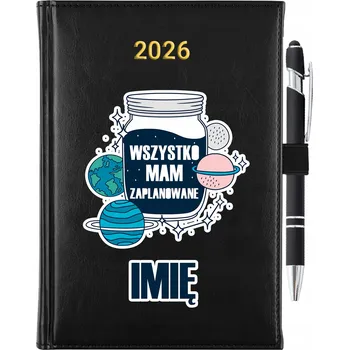 Kalendář Knižkový kalendář 2026 A5 černý