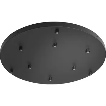 Příslušenství pro svítidlo FANEUROPE Rozeta PIREX kruhový rám černá A 9 FORI 52x4,1cm - FANEUROPE FAN BASE-S-R9-NER