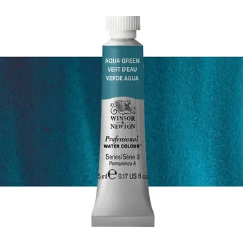 Vodová barva Akvarelová barva Winsor & Newton Professional, 5ml - Aqua Green