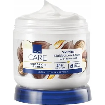 AVON krém 3v1 na obličej, ruce a tělo s jojobovým olejem a bambuckým máslem 400 ml