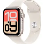 Apple Watch SE 3 (2025) Cellular 40mm Hvězdně bílý hliník s hvězdně bílým sportovním řemínkem S/M