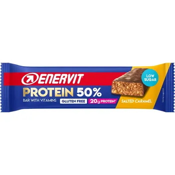 ENERVIT Protein Bar 50%, tyčinka, 40 g slaný karamel