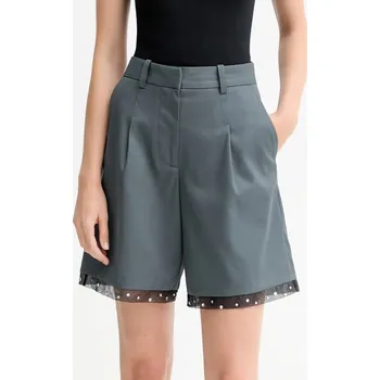 Dámské kraťasy Šortky z vlněné směsi IRO WP30SOLENNA šedá 90X, vel. 36