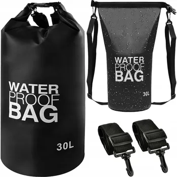 Vodácký pytel Vodotěsný vak Dry Bag 30 l, Černá