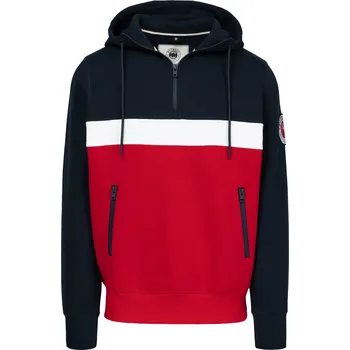 Pánská mikina PitBull West Coast - pánská KP mikina GIBSON tmavě modro/červená XL