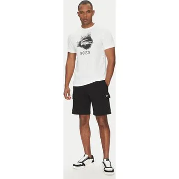 Lacoste Sportovní kraťasy GH9743 Černá Regular Fit 3