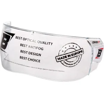 Hokejová helma Bosport Convex 17 náhradní plexi čirá senior + DÁREK