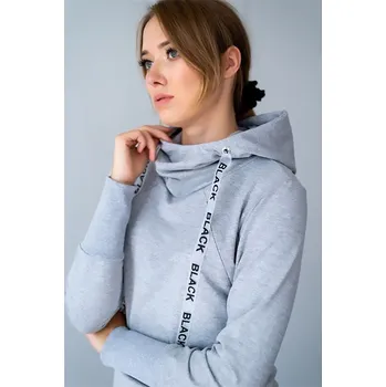 Těhotenské šaty Sportovní kojící mikinošaty Miracle s funkčními náplety světle šedá, Velikost M, Barva Světle šedá 128s