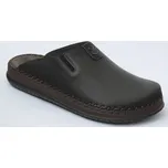 Santé CB48240 pánský kožený nazouvák černá Barva: Černá, Velikost: 42