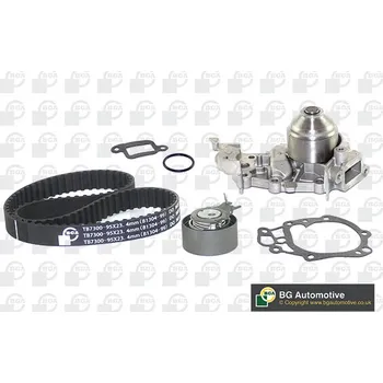 Vodní pumpa motoru Sada rozvodů - řemen s kladkami a vodní pumpa BGA TB7300CPK