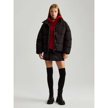 Dámský kabát Bunda puffer - S - House - černá - 592AJ-99X