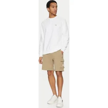 Pánské oblečení Calvin Klein Jeans Sportovní kraťasy J30J327284 Béžová Regular Fit M