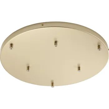 Příslušenství pro svítidlo FANEUROPE Rozeta PIREX kruhový rám zlatá A 6 FORI 47x4,1cm - FANEUROPE FAN BASE-S-R6-ORO