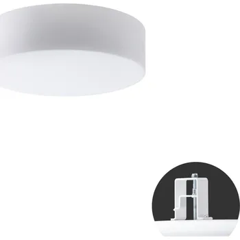 Koupelnové svítidlo OSMONT ERIS V2 stropní/nástěnné skleněné polovestavné svítidlo bílá IP44 4000 K 13W LED DALI - OSMONT OS ERI67612