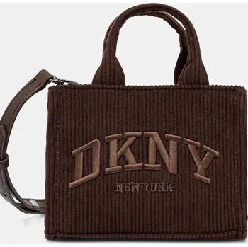 Manšestrová kabelka Dkny HADLEE R53ADM56 hnědá 89X, vel. ONE SIZE