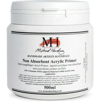 Primer Michael Harding pro akrylové i olejové malby - Titanium White Objem: 500 ml