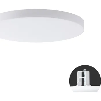 Koupelnové svítidlo OSMONT CARINA V2 stropní/nástěnné skleněné polovestavné svítidlo bílá IP44 3000 K 32W LED - OSMONT OS CAR67170