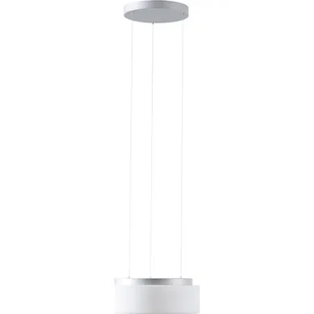 OSMONT ERIS LE2 závěsné skleněné svítidlo stříbrná / bílá IP40 3000/4000 K 18W LED - OSMONT OS ERI71337