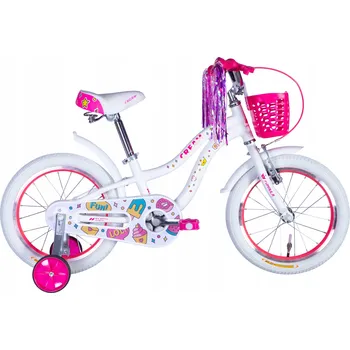 Dětské kolo Dětské kolo Hurtex C-REAM, 16" kola, bílé