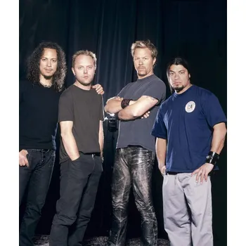 Plakát Plakát, Obraz - Photo of METALLICA and Kirk HAMMETT