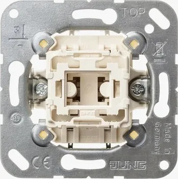 Příslušenství pro svítidlo JUNG AKCE - Vestavný křížový spínač (insert) 10 AX 250 V - JUNG JU 507U