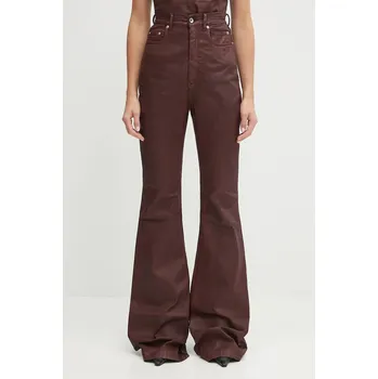 Dámské džíny Džíny Rick Owens DRKSHDW Bolan Bootcut dámské, high waist, DS02E7311.SDSW, 28, červená, 92X
