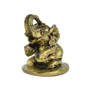 Figurka Slon pozlacený D