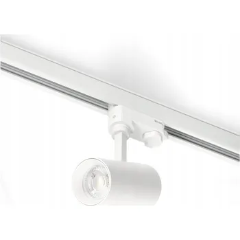 Bodové svítidlo Bílý lištový reflektor na GU10, bodové svítidlo pro 3fázové lišty