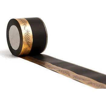 Stuha Smuteční stuha Minos 8 cm Černá